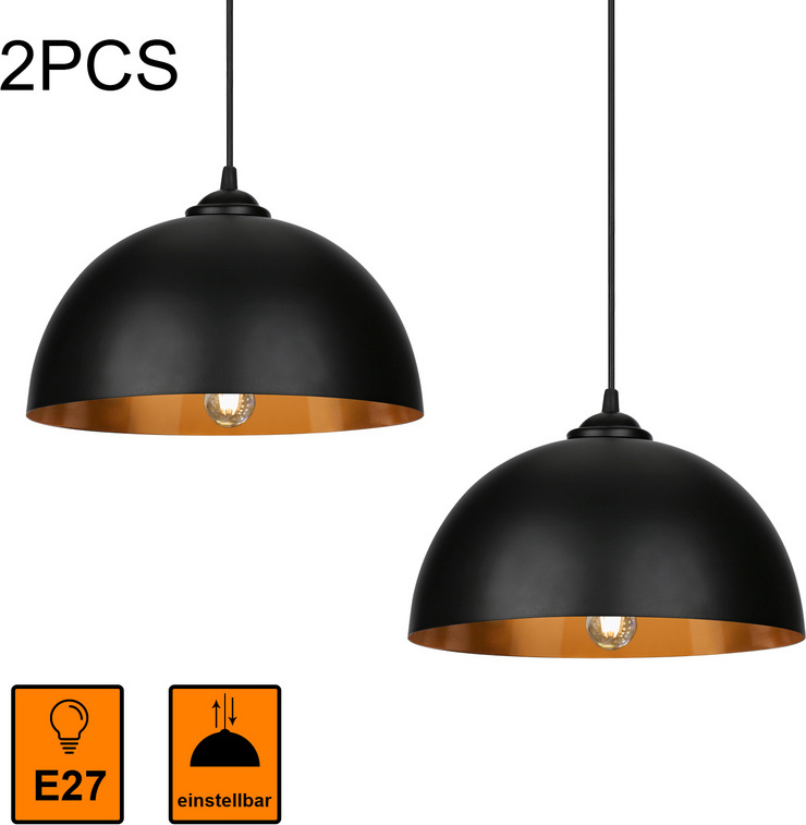 Jopassy 2x LED lampa wisząca industrialna lampa wisząca lampa sufitowa oświetlenie retro