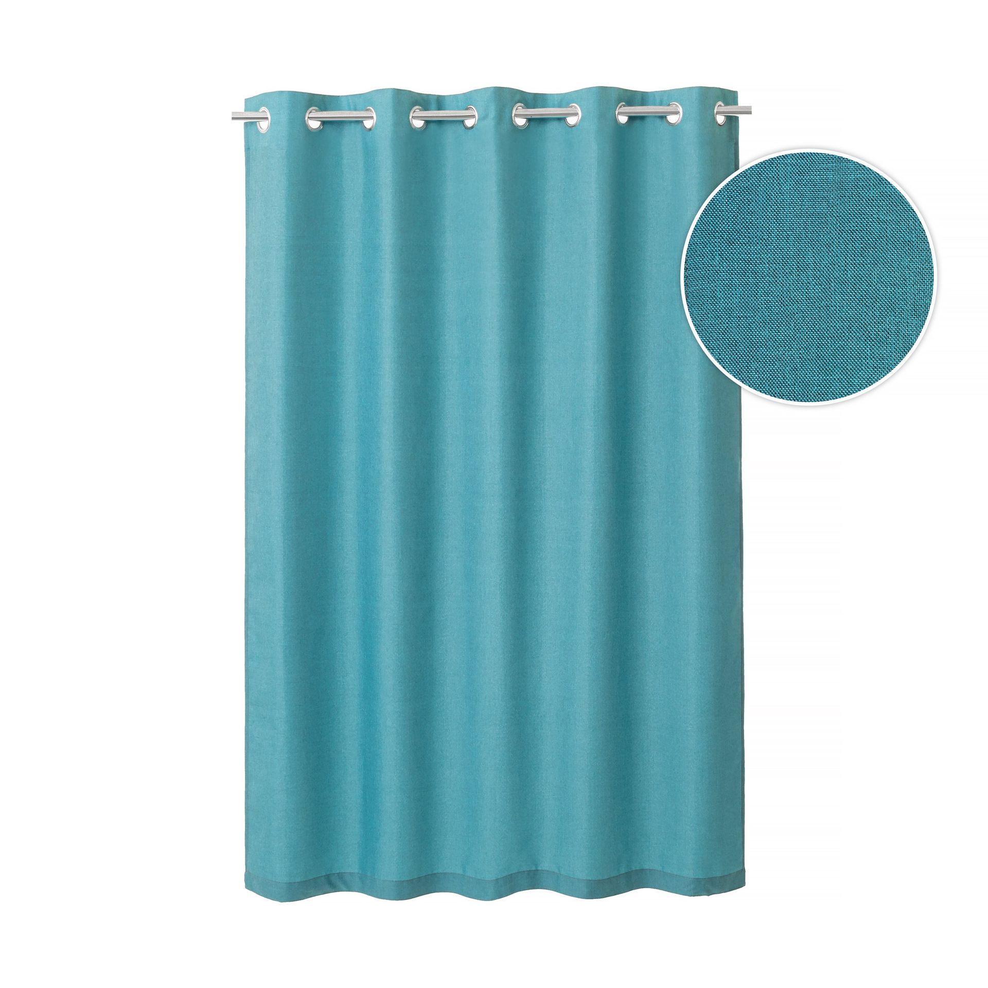 HOBBYGARDEN, wodoodporna zasłona zewnętrzna, odporna na warunki atmosferyczne, parawan, osłona prywatności, balkon, ogród, weranda, pergola, łatwe czyszczenie, niebieska, 250x150 cm