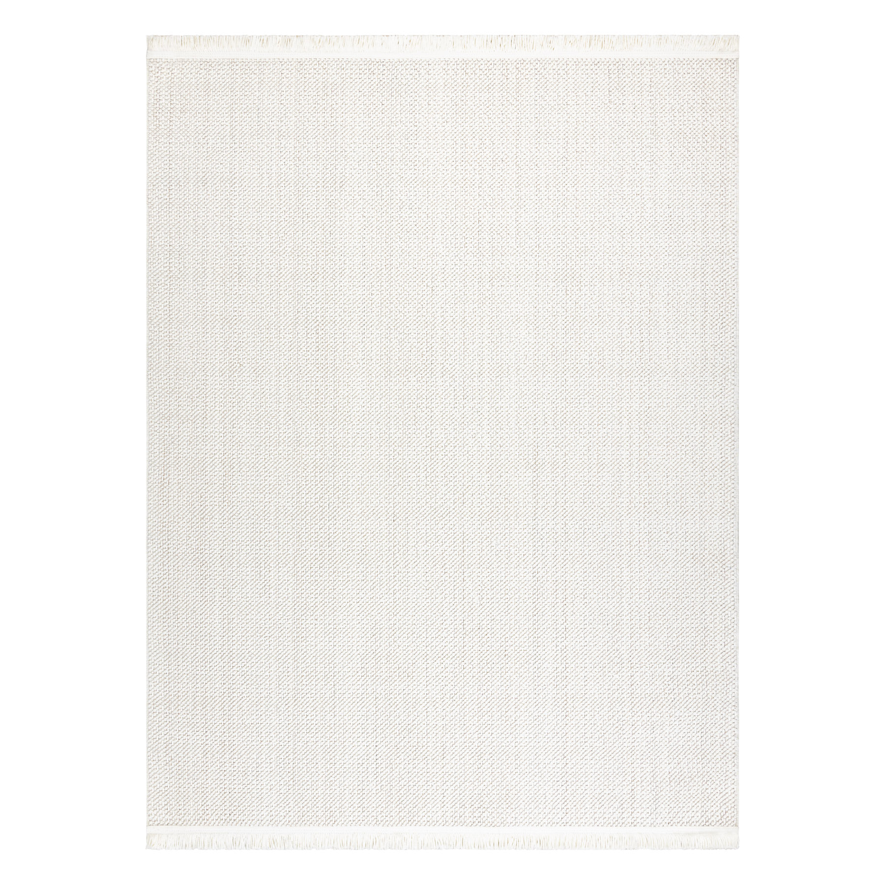 Dywan NANO FH93A Jednolity, pętelkowy, płasko tkany biały 120x170 cm