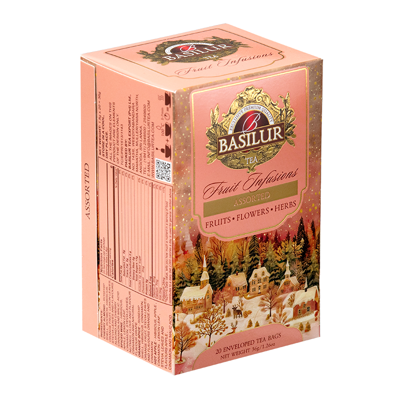 Zestaw herbat CHRISTMAS FRUIT INFUSIONS saszetki kopertowane - 20 szt.