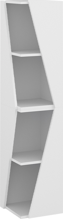 Vicco Szafka łazienkowa Benno, 31.6 x 70.5 cm z 3 półkami, Biały