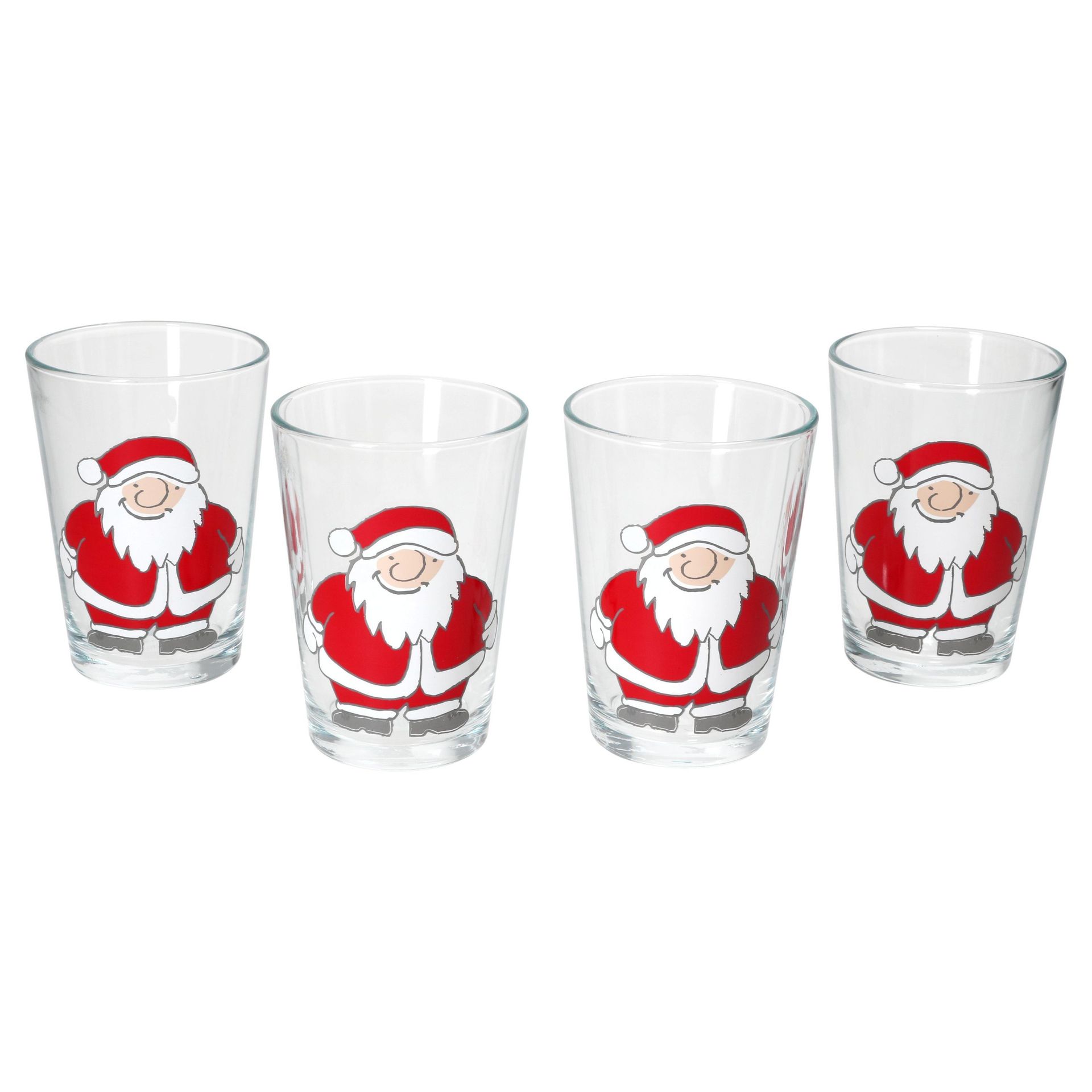 Ritzenhoff Santa Winter 4x kieliszki do grzanego wina 240ml H11cm Szklanka do herbaty