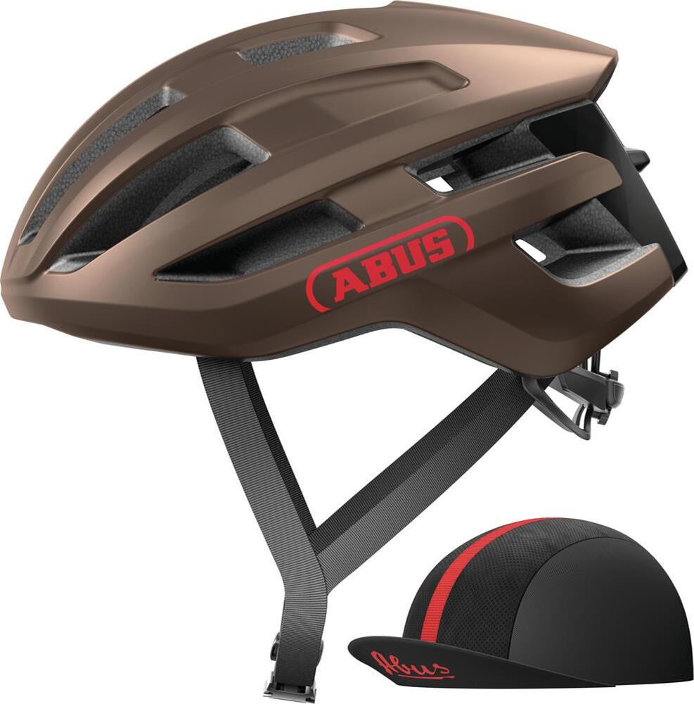 Abus PowerDome ACE Metallic Copper S Kask rowerowy