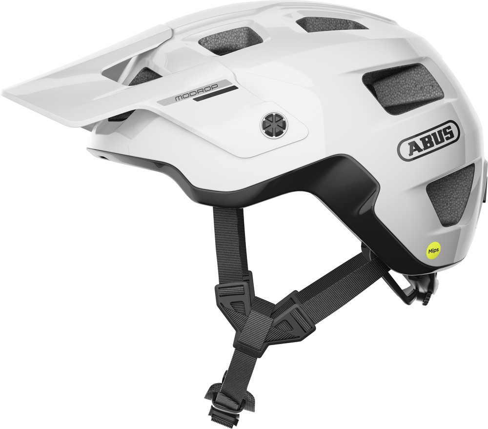 Abus MoDrop MIPS Shiny White S Kask rowerowy