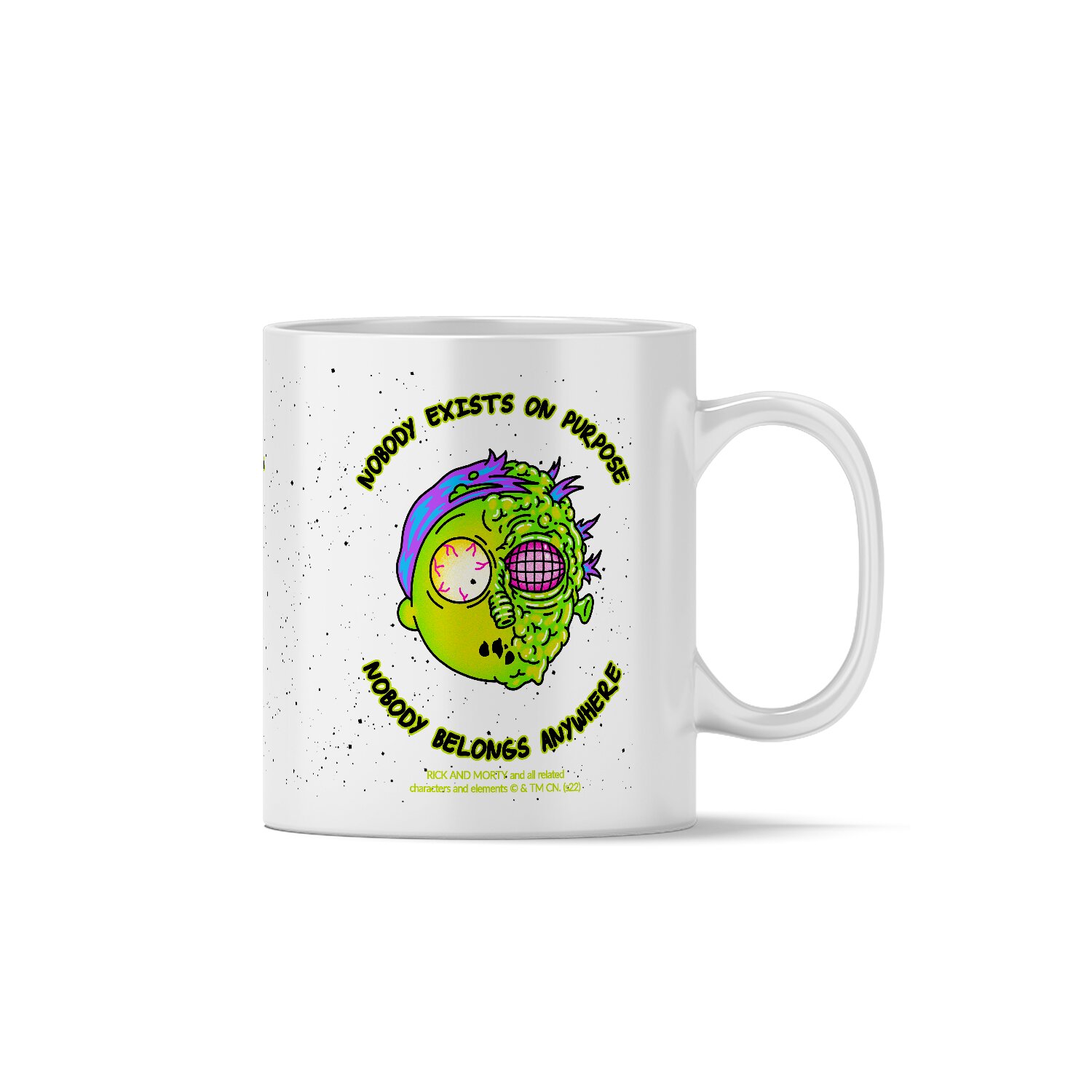 Kubek ceramiczny Rick and Morty, wzór Morty 010, kubek do kawy i herbaty 330 ml