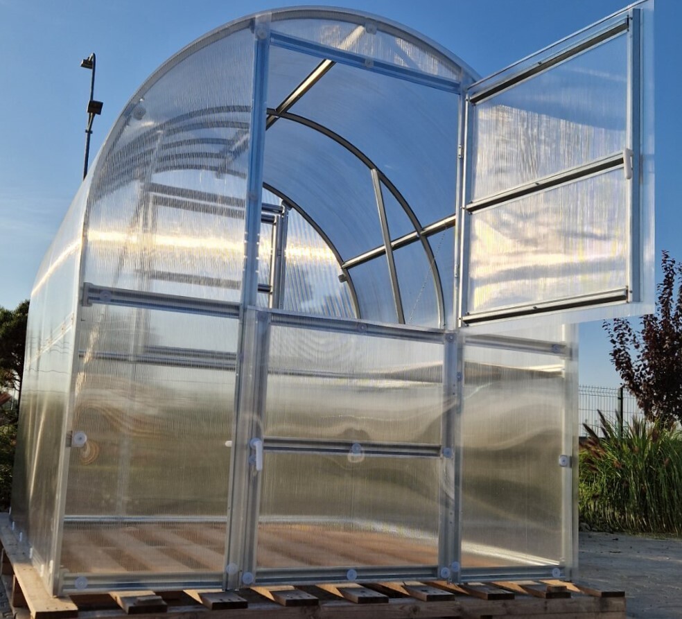 Szklarnia KLASIKA SLIM 2x6m (12m2) z poliwęglanem 6mm