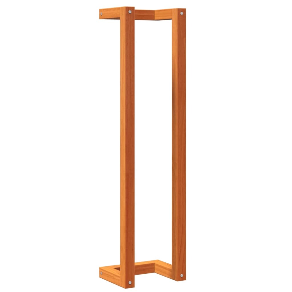 vidaXL Wieszak na ręczniki wosk brązowy 23x18x90 cm lite drewno sosnowe