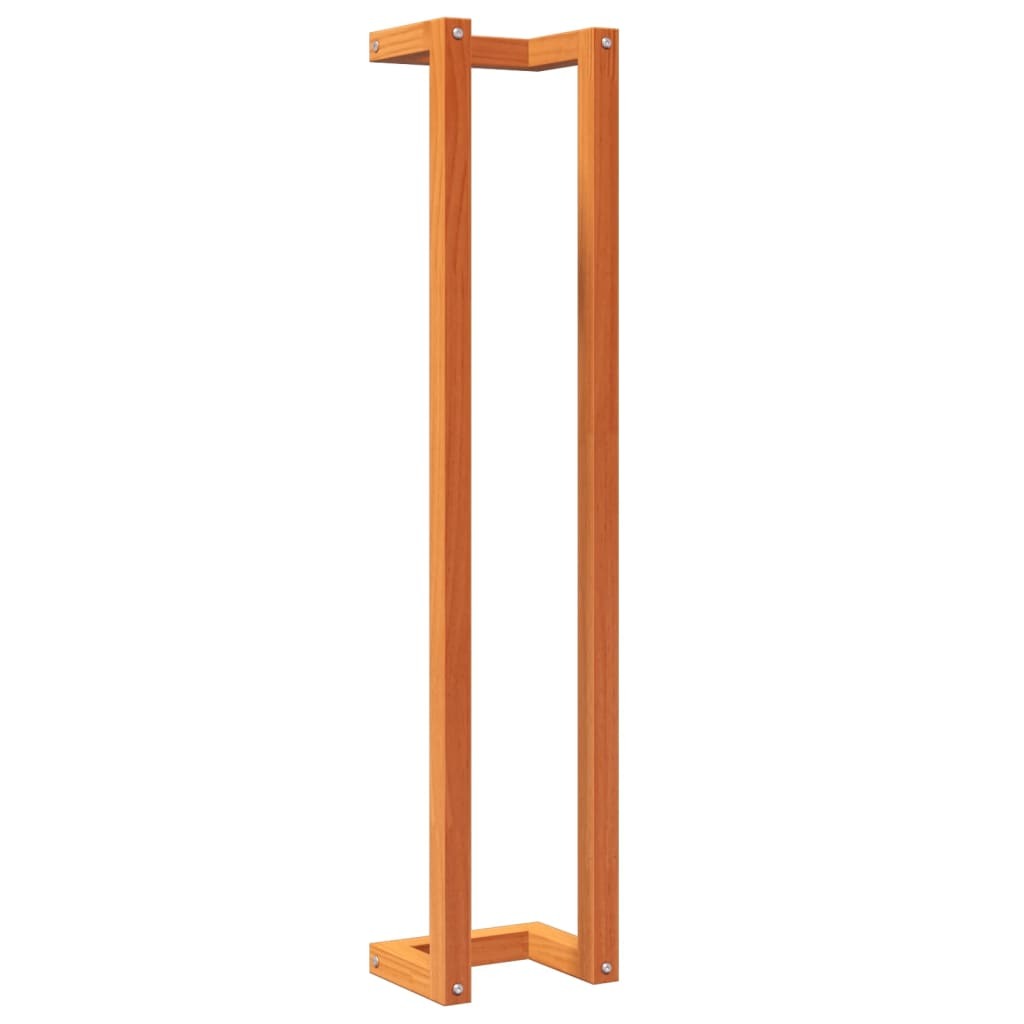 vidaXL Wieszak na ręczniki wosk brązowy 23x18x110 cm lite drewno sosnowe