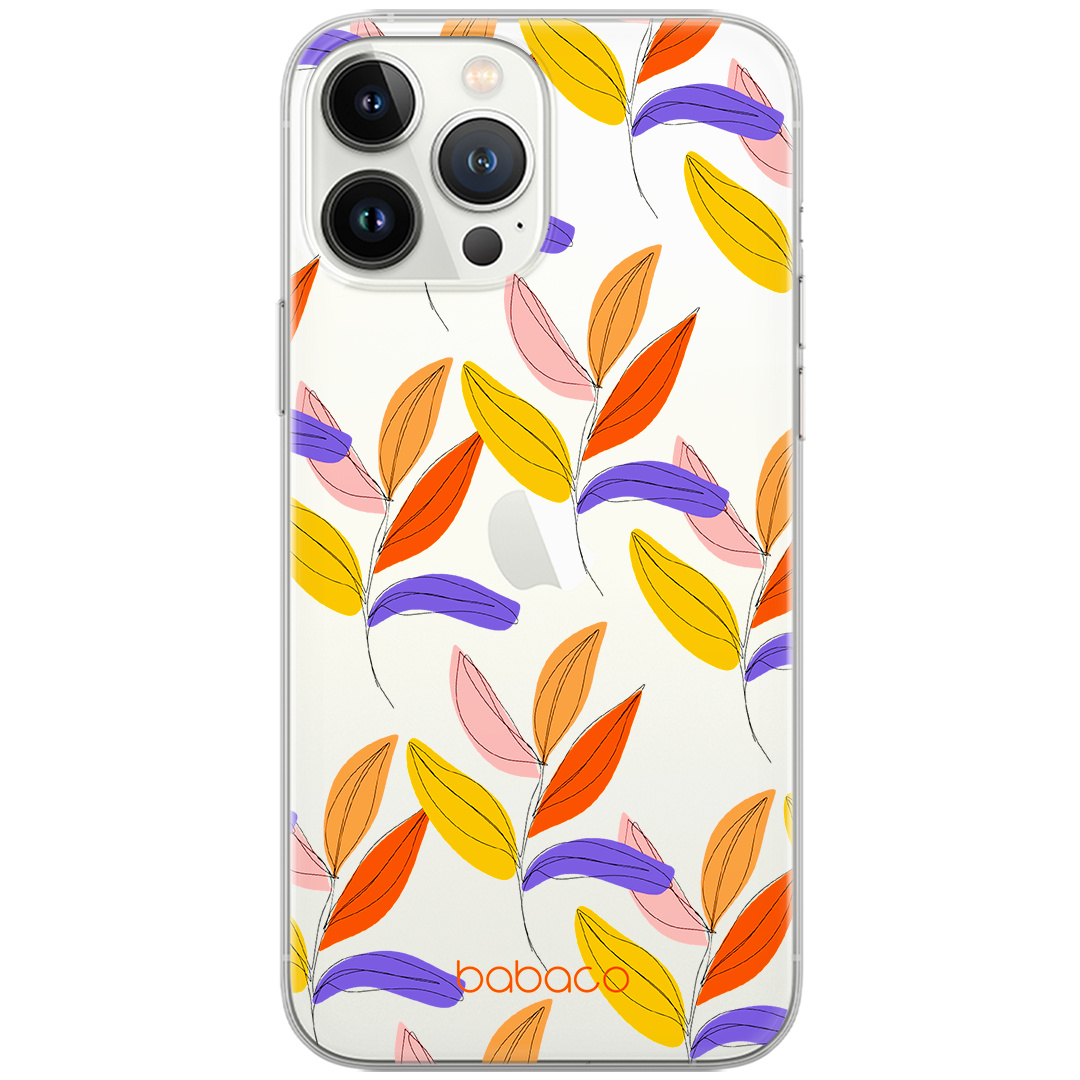 Etui do Apple IPHONE 6 PLUS Rośliny 007 Babaco Nadruk częściowy Przeźroczysty