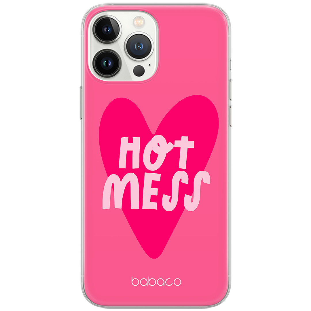 Etui do Samsung A21s Hot Mess 001 Babaco Nadruk pełny Różowy
