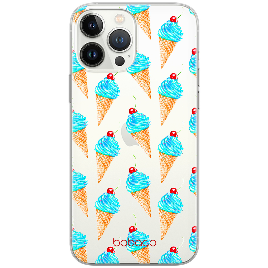 Etui do Samsung A34 5G Lody 002 Babaco Nadruk częściowy Przeźroczysty