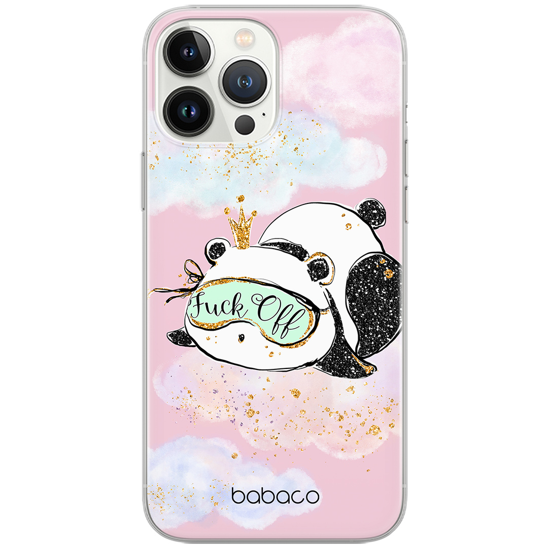 Etui do Samsung M13 4G/ M23 5G/ F23 Panda 001 Babaco Nadruk pełny Różowy