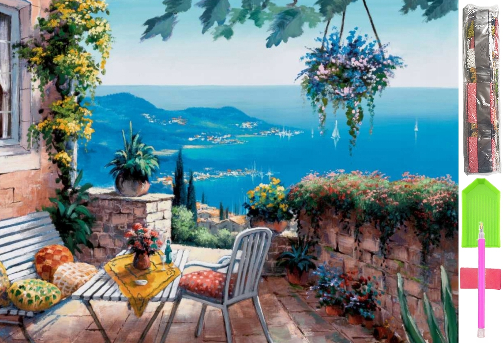 HAFT DIAMENTOWY DUŻY 5D Zestaw Obraz MOZAIKA D35