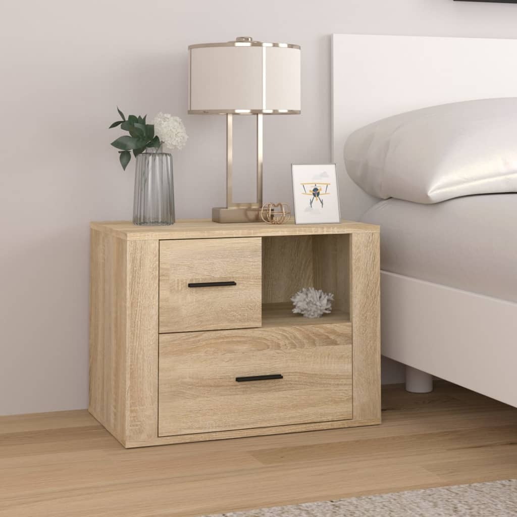 Szafka nocna dąb sonoma 60x36x45 cm materiał drewnopochodny