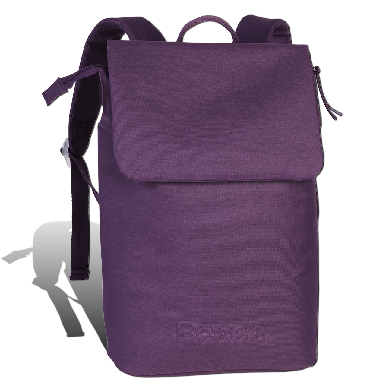 Bench leisure plecak miejski poliester fioletowy D2ORI318F