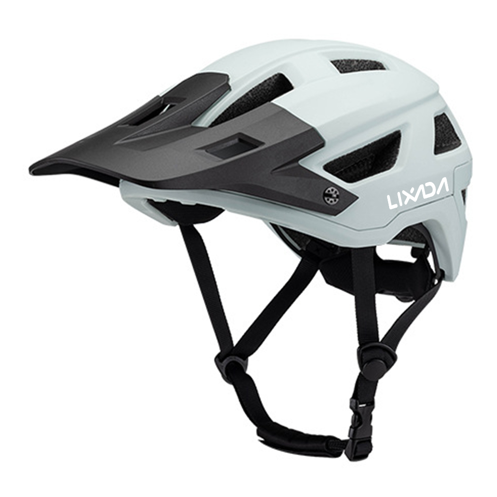 Kask rowerowy LIXADA MIPS, kask górski, kask szosowy, 55-61 cm, regulowane pokrętło, zdejmowany daszek, 14 otworów wentylacyjnych, jasnoniebieski