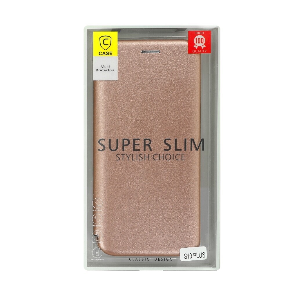 Etui ochronne Samsung flip dla Galaxy S9 Plus w kolorze różowego złota