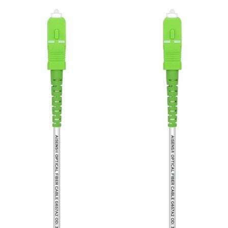 Kabel światłowodowy G657A2 3.0 Aisens A152-0498/ LSZH/ 10m/ Biały