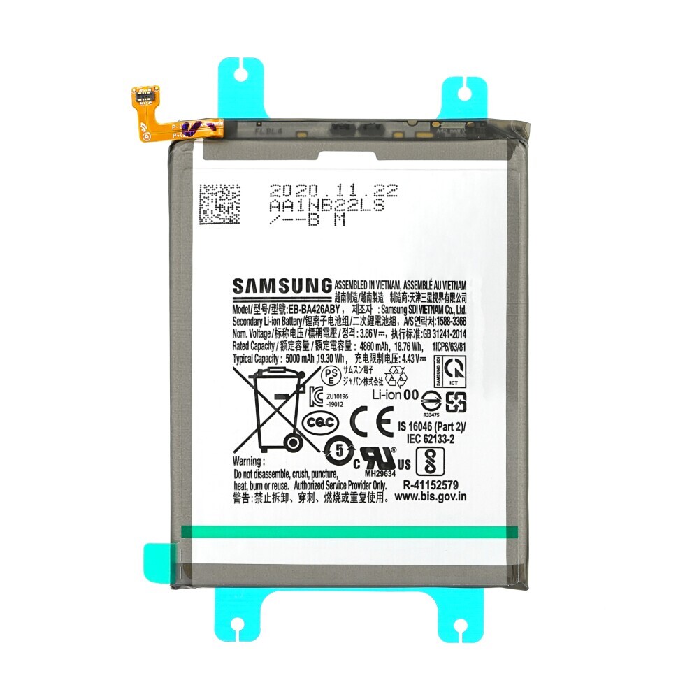 Oryginalna bateria do Samsung Galaxy A42 A32 A72 5G 5000mAh EB-BA426ABY GH82-24377A
