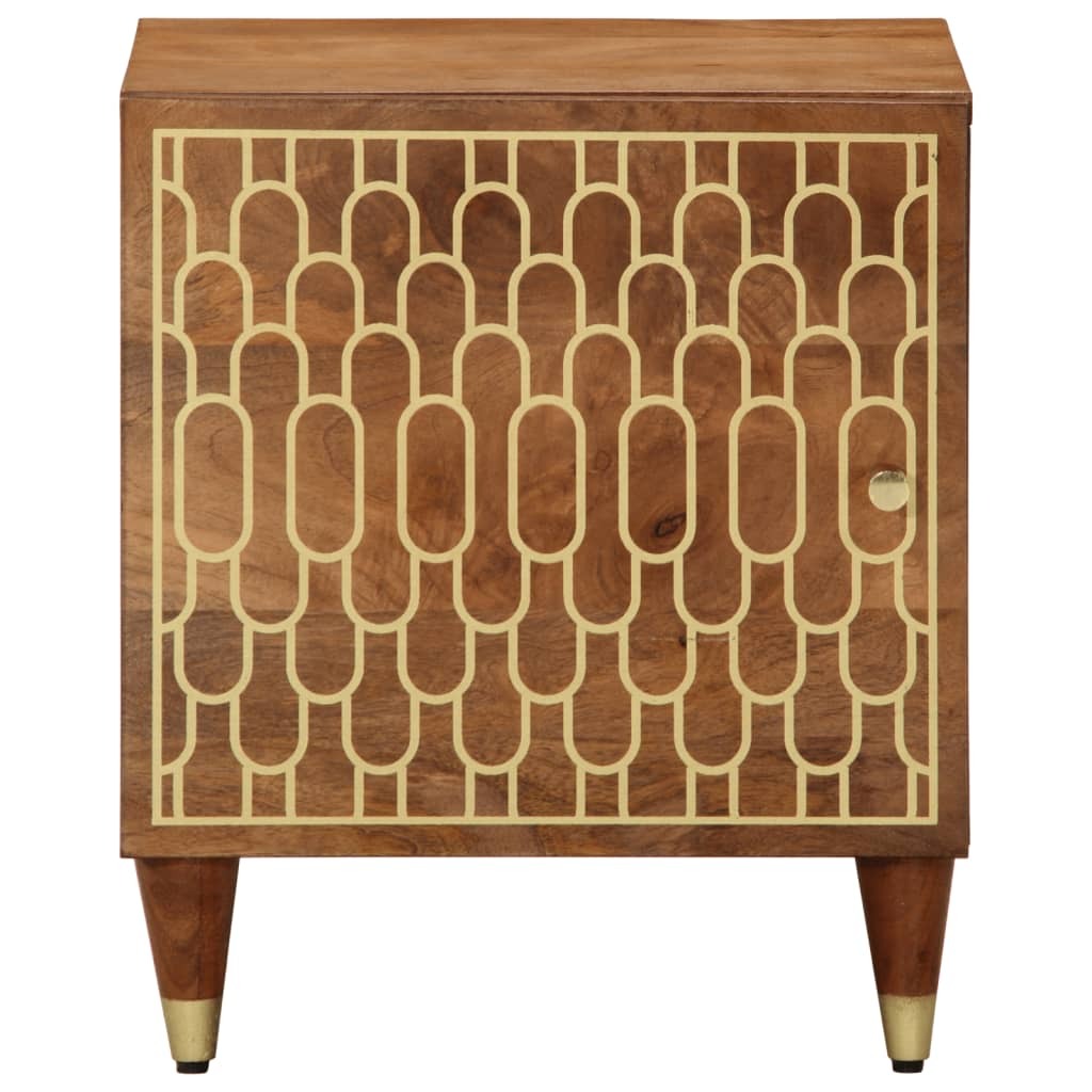 vidaXL Szafka nocna 40x33x46 cm z litego drewna mango