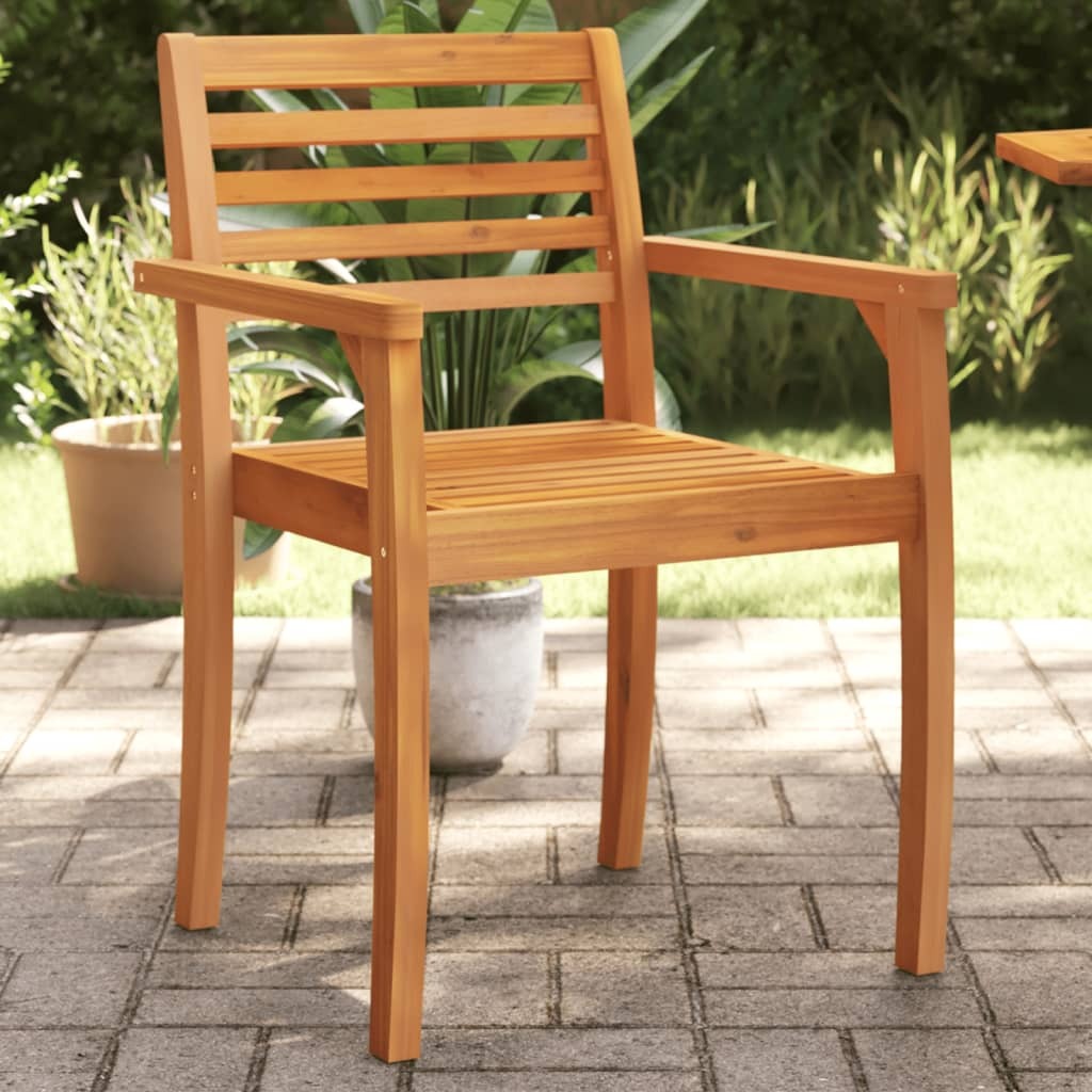 Krzesła ogrodowe 2 szt. 59x55x85 cm lite drewno akacjowe
