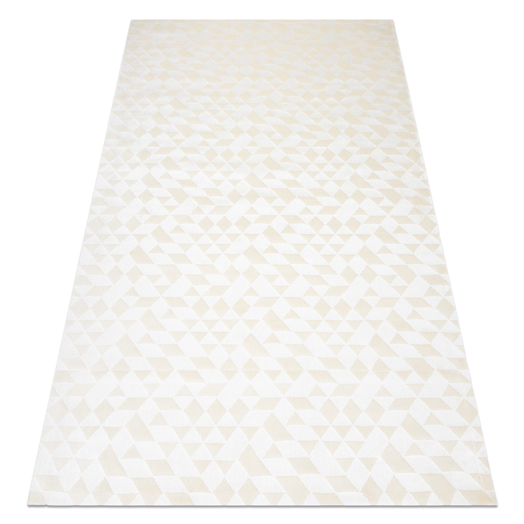 Dywan PEARL 51321A krem - Geometryczny, ekskluzywny, strukturalny beżowy 230x330 cm