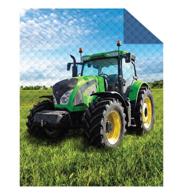 Narzuta na łóżko, młodzieżowa, dla dzieci 170x210cm Tractor 093