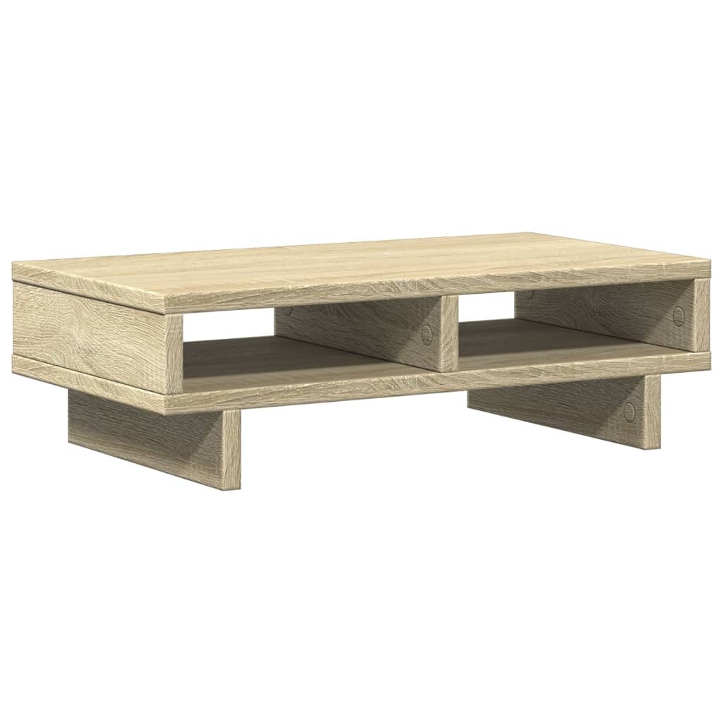 vidaXL Podstawa pod monitor dąb sonoma 50x27x15 cm Materiał drewnopochodny