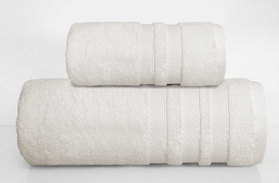 Ręcznik, ekskluzywny gruby, puszysty ręcznik kąpielowy River 70x130cm Beige