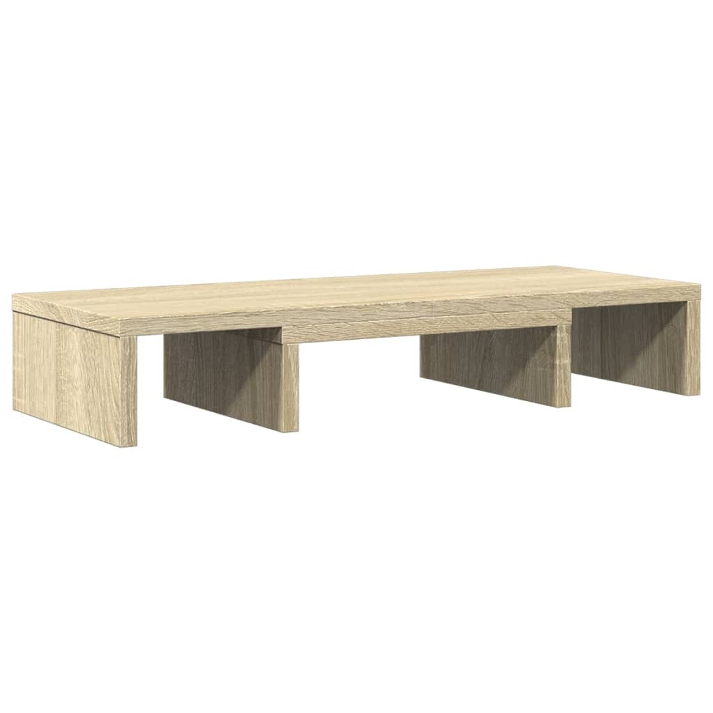 vidaXL Regulowana podstawa pod monitor dąb sonoma 60x24x10,5 cm