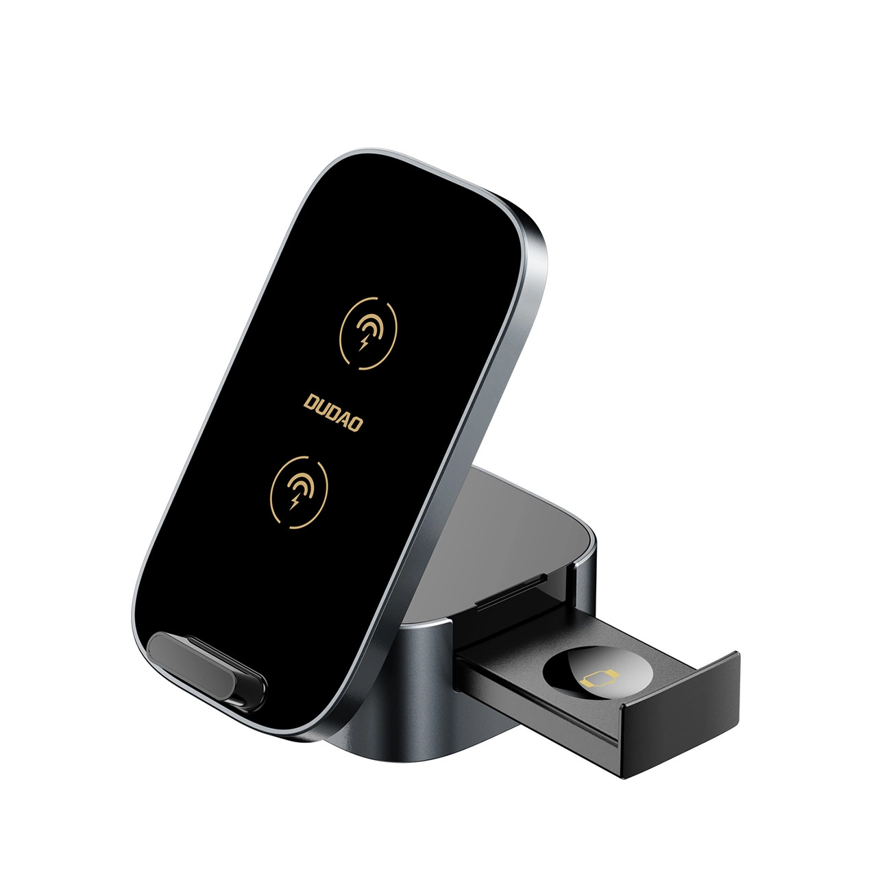 Ładowarka Dudao A11Pro+ Indukcyjna 15W 3W1 Do Telefonu / Smartwatcha / Słuchawek - Czarna
