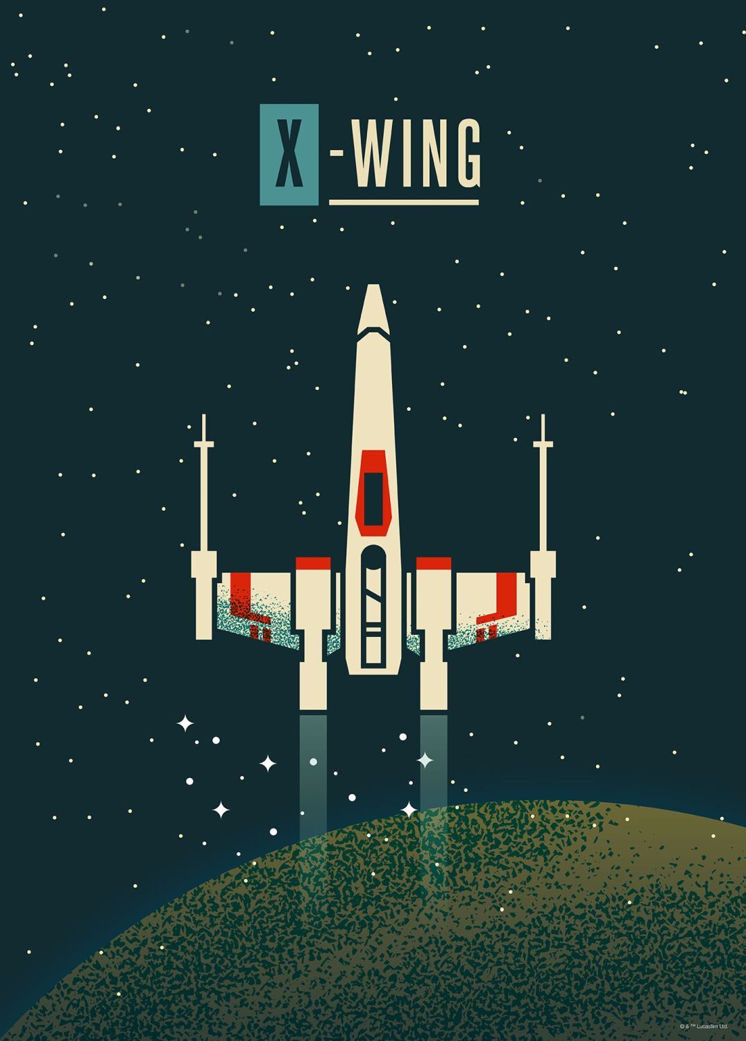 Disney plakat Star Wars ciemnoniebieskim - 612860 - 50 cm x 70 cm