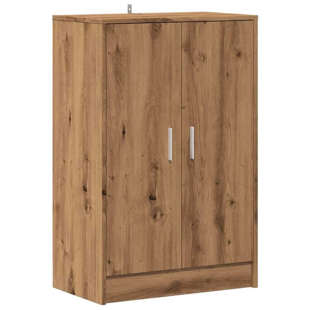 vidaXL Szafka na buty Artisan dąb 60x35x92 cm Materiał drewnopochodny
