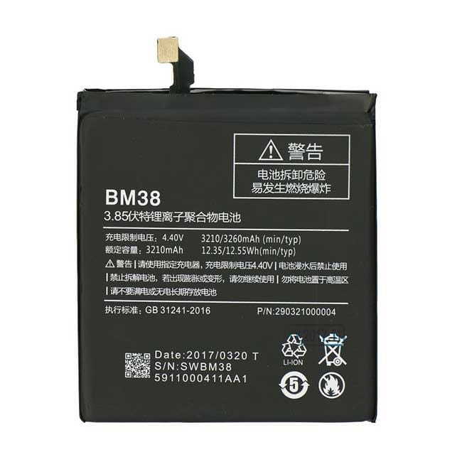 Bateria XIAOMI BM38 do Mi4s 3050mAh