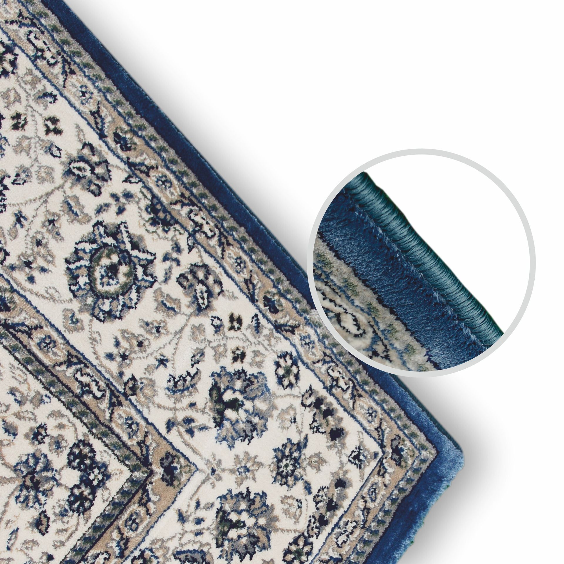 Dywan Venezia 1566X Klasyczny Niebieski 200X290