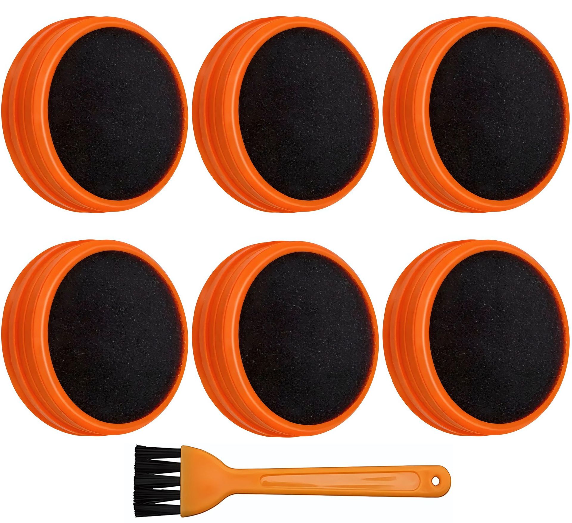 Novaza Tech 6 x Filtr HEPA do Philips Fc8009, Fc8081, Speedpro Aqua (Nowy Fc6719/01) Filtr do Odkurzacza + Szczotka do czyszczenia filtra