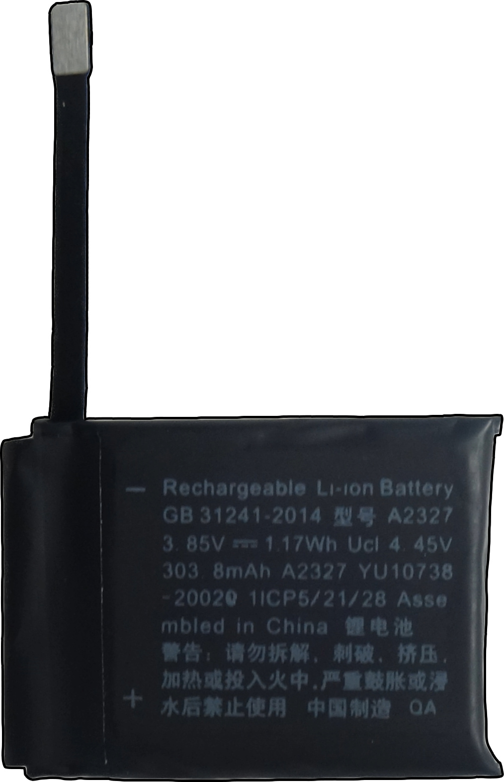 Bateria TRADEBIT kompatybilna z Apple Apple Watch S6 44mm - Li-Ion - 303,8 mAh