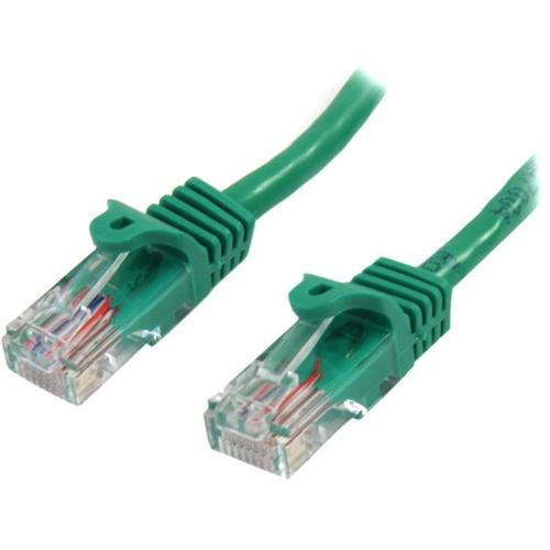 Startech.com 2m zielony kabel sieciowy cat5e rj45 fast ethernet bez zaczepu - kabel krosowy bez zaczepów, dożywotnia gwarancja