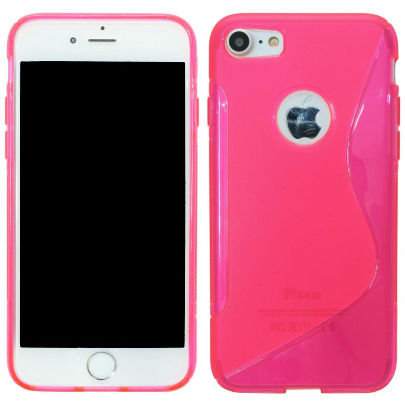 silikonowe etui ochronne na telefon komórkowy iPhone 8, fioletowe