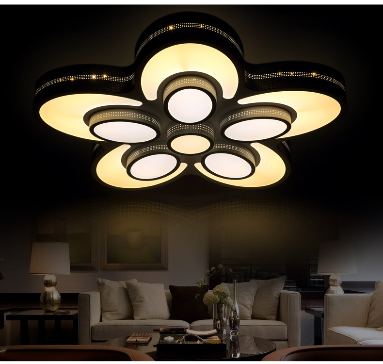 2050-50 LNB lampa sufitowa LED z pilotem 3 opcje przełączania klosz akrylowy A+