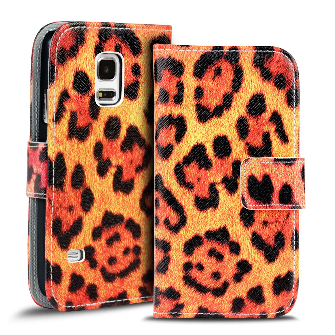 Etui na telefon komórkowy Samsung Galaxy S5 Etui ochronne z motywem ze skóry PU