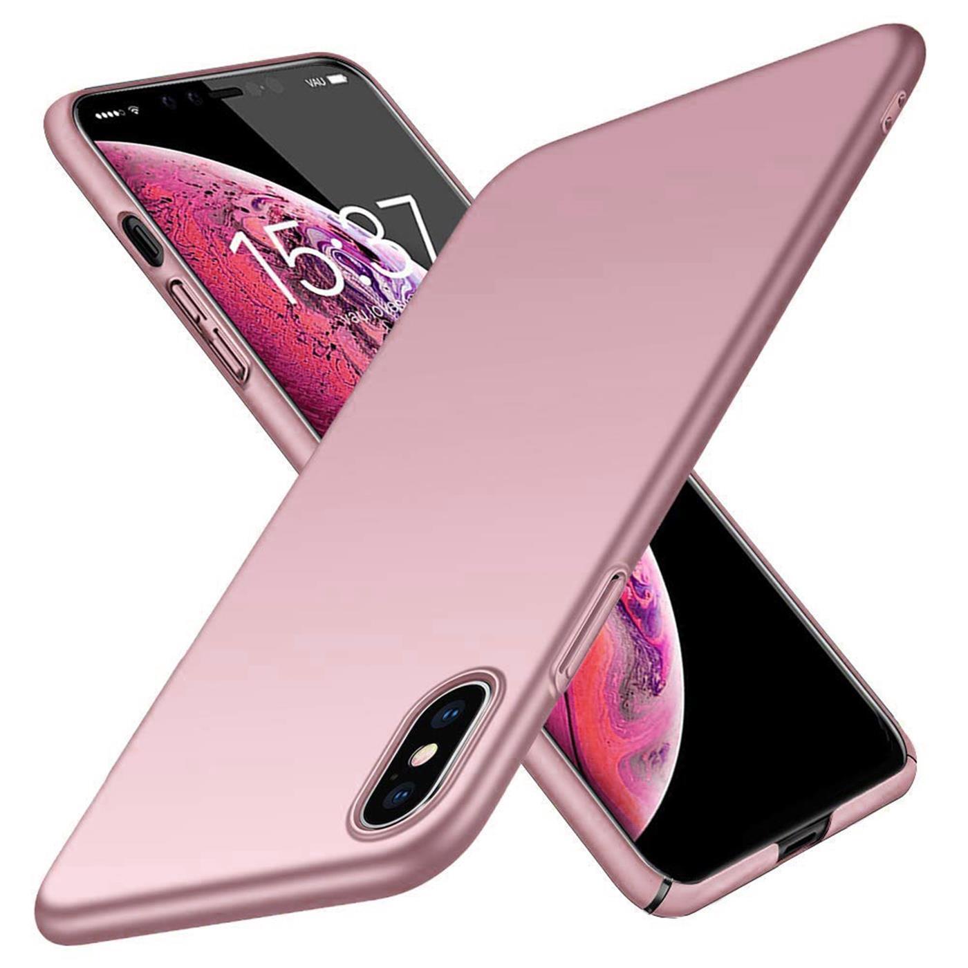 Etui ochronne na telefon komórkowy Apple iPhone XS Max Slim Cover Matt, różowe