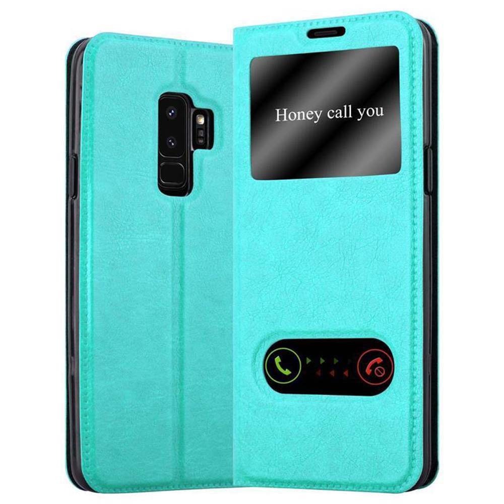 Etui ochronne Cadorabo do Samsung Galaxy S9 PLUS w kolorze turkusowym etui na telefon komórkowy etui książkowe etui na telefon