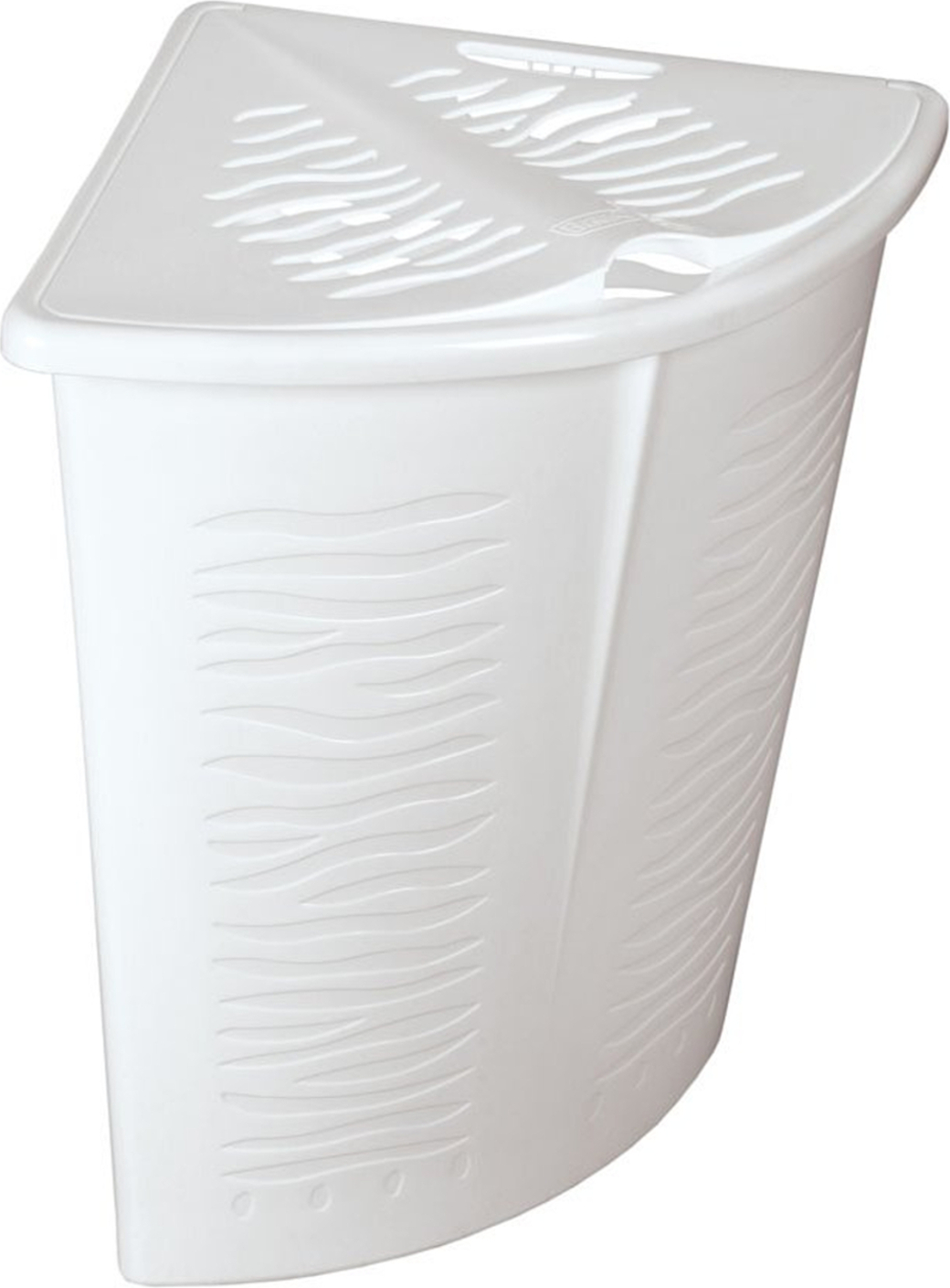 Narożny kosz na pranie 45L BranQ biały