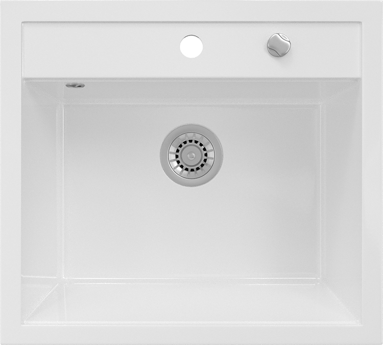 Bergström Zlewozmywak Valencia, 56.5 x 51 cm, Biały