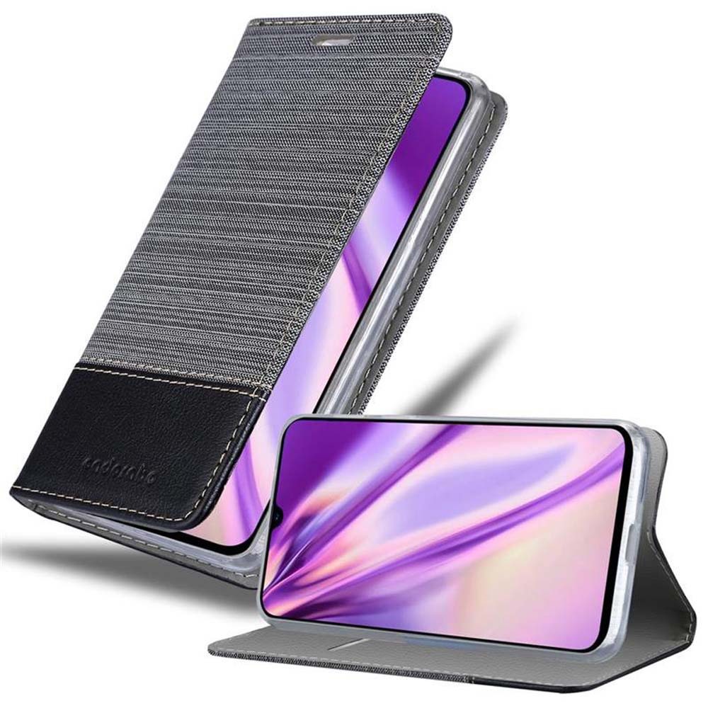 Etui ochronne Cadorabo do Samsung Galaxy A70 / A70s w kolorze szarym etui na telefon komórkowy pokrowiec na książkę