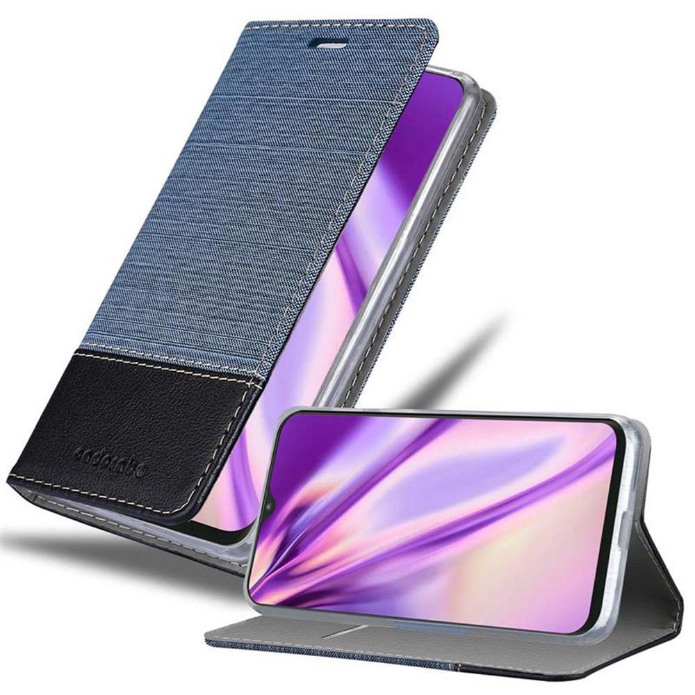 Etui ochronne Cadorabo do Samsung Galaxy A10 / M10 w kolorze niebieskim etui na telefon komórkowy pokrowiec na książkę