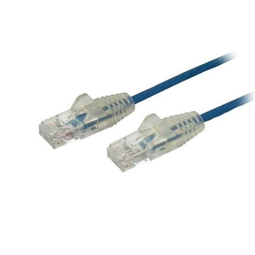 Startech.com 1,5 m cienki kabel sieciowy ethernet cat6 - kabel sieciowy - niebieski, dożywotnia gwarancja