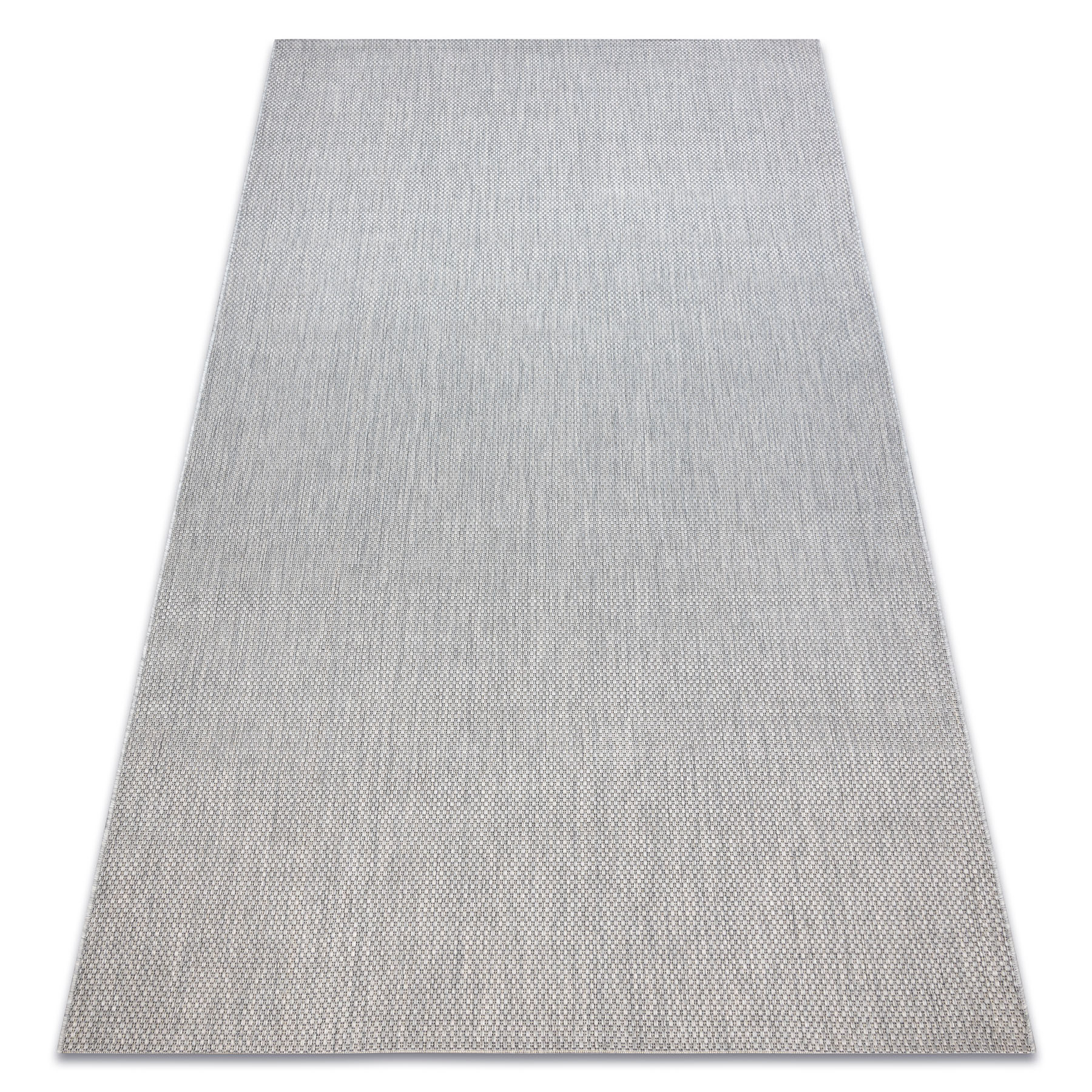 Dywan SZNURKOWY SIZAL FLAT 48663/037 srebrny GŁADKI szary 160x230 cm