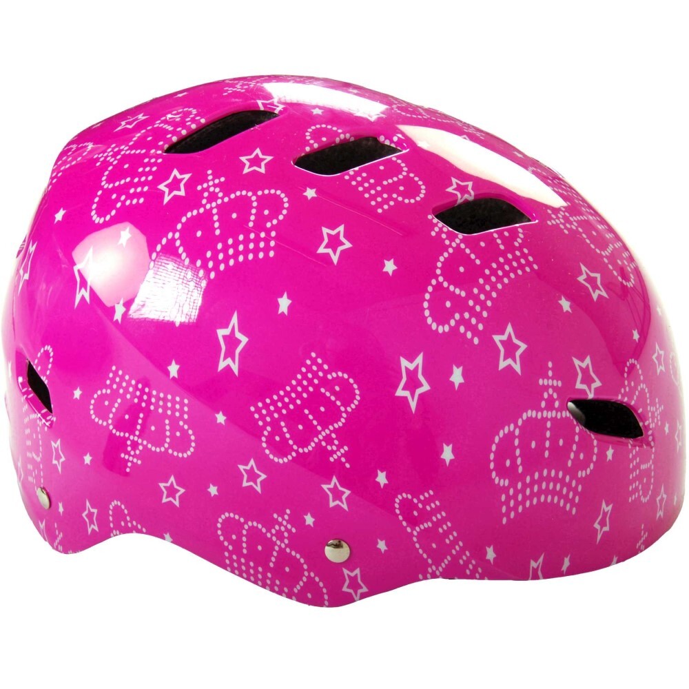 Kask rowerowy/skate Volare różowy - autentyczny styl i optymalne funkcje dla sportowych rolkarzy! Obwód głowy 55-57 cm, zatwierdzony przez